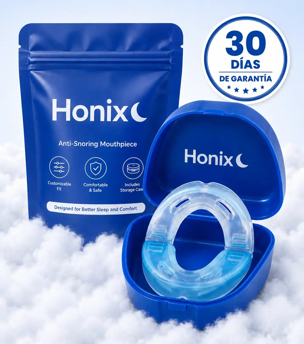 Protector bucal antironquidos HONIX con su estuche